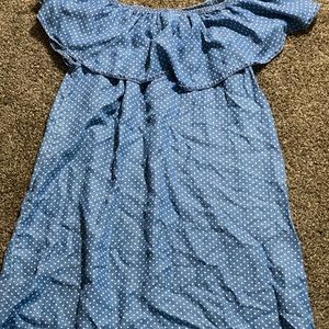 Blue Polka Dot Dress